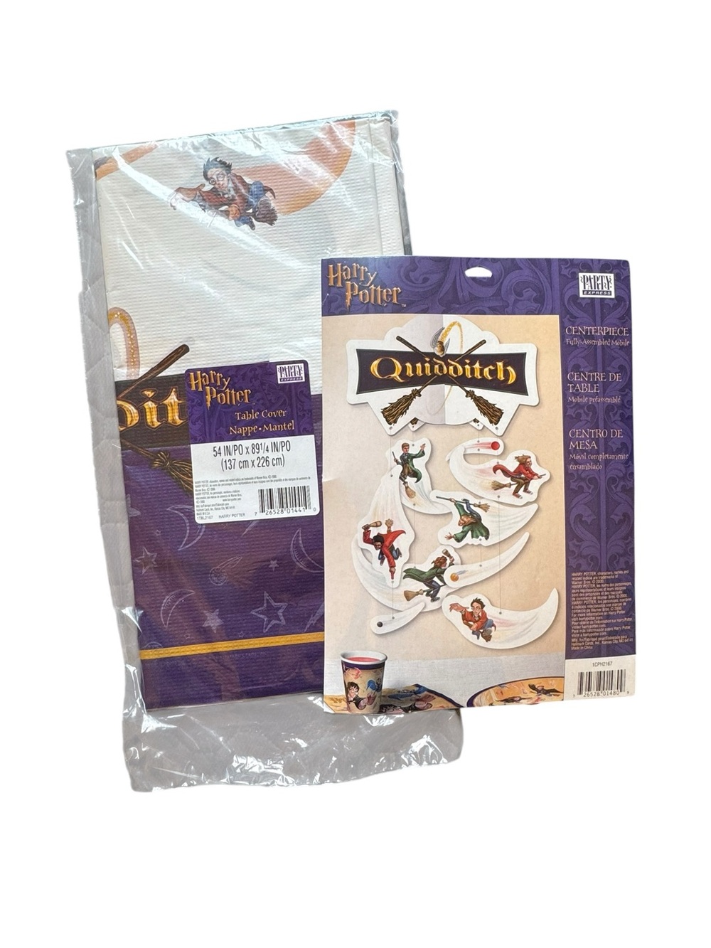 Harry Potter Quidditch Table Decor - Purple & White - Picture 2 of 2